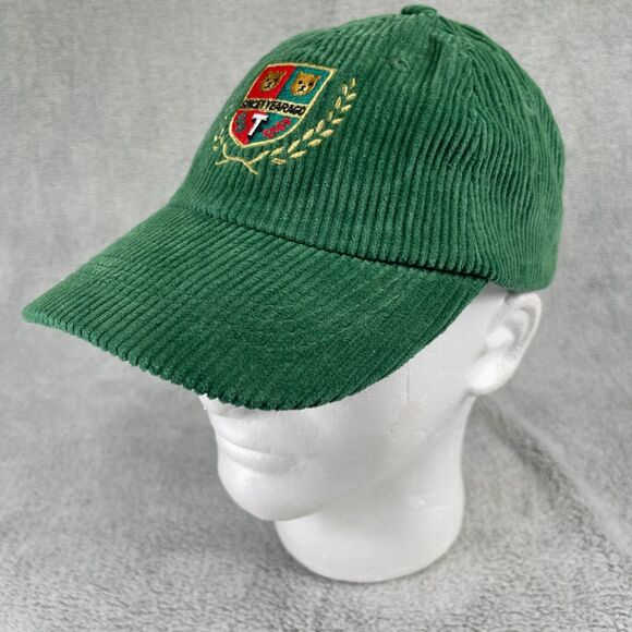 Teddy Fresh Two Teds Hat Corduroy Strapback Adjustable One Size Green - Picture 3 of 9